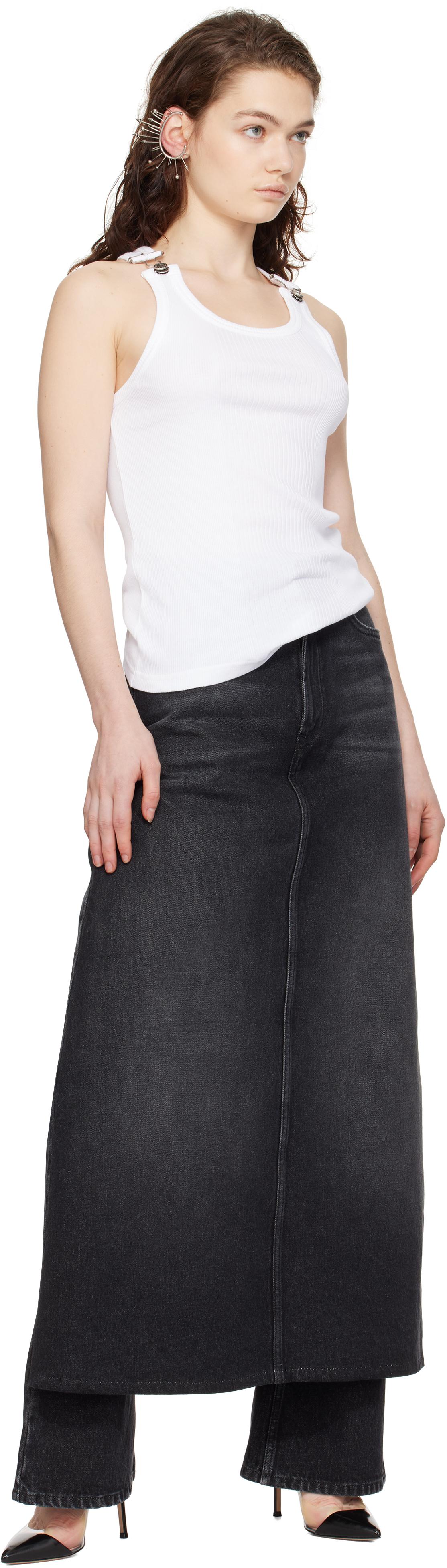 Jean Paul Gaultier シルバー The Spike イヤカフ ホワイト | Lyst