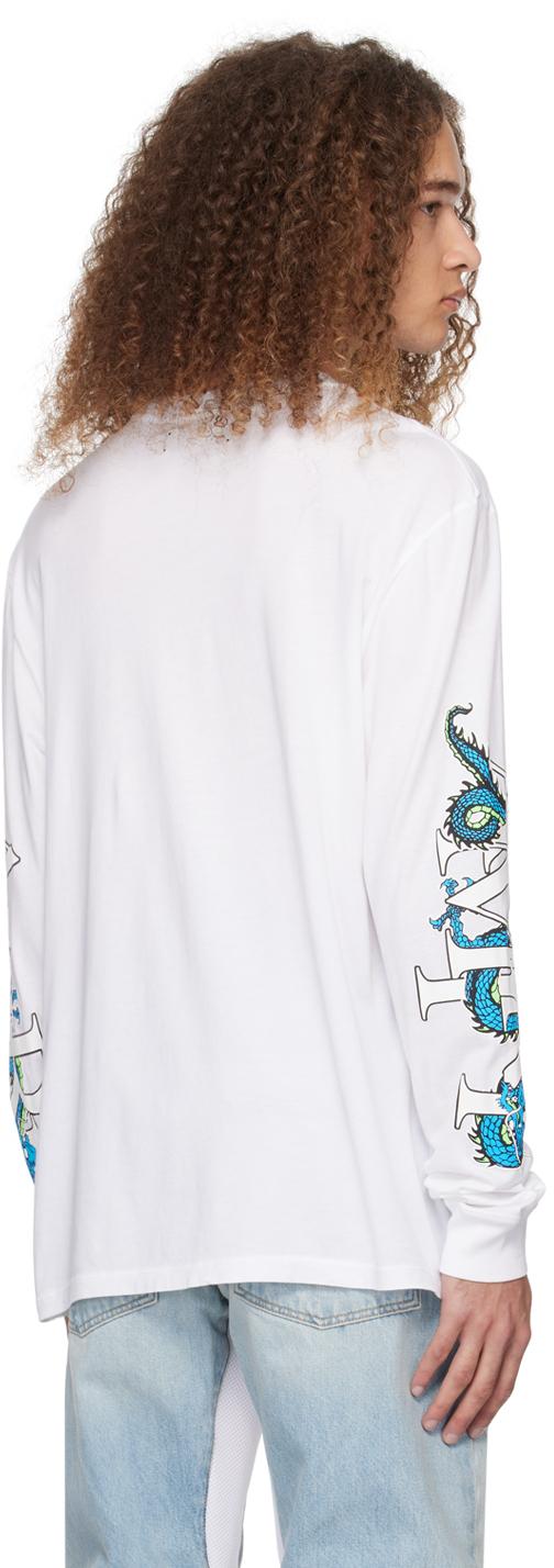 Amiri Cny Dragon Long Sleeve T-Shirt in White for Men | Lyst UK