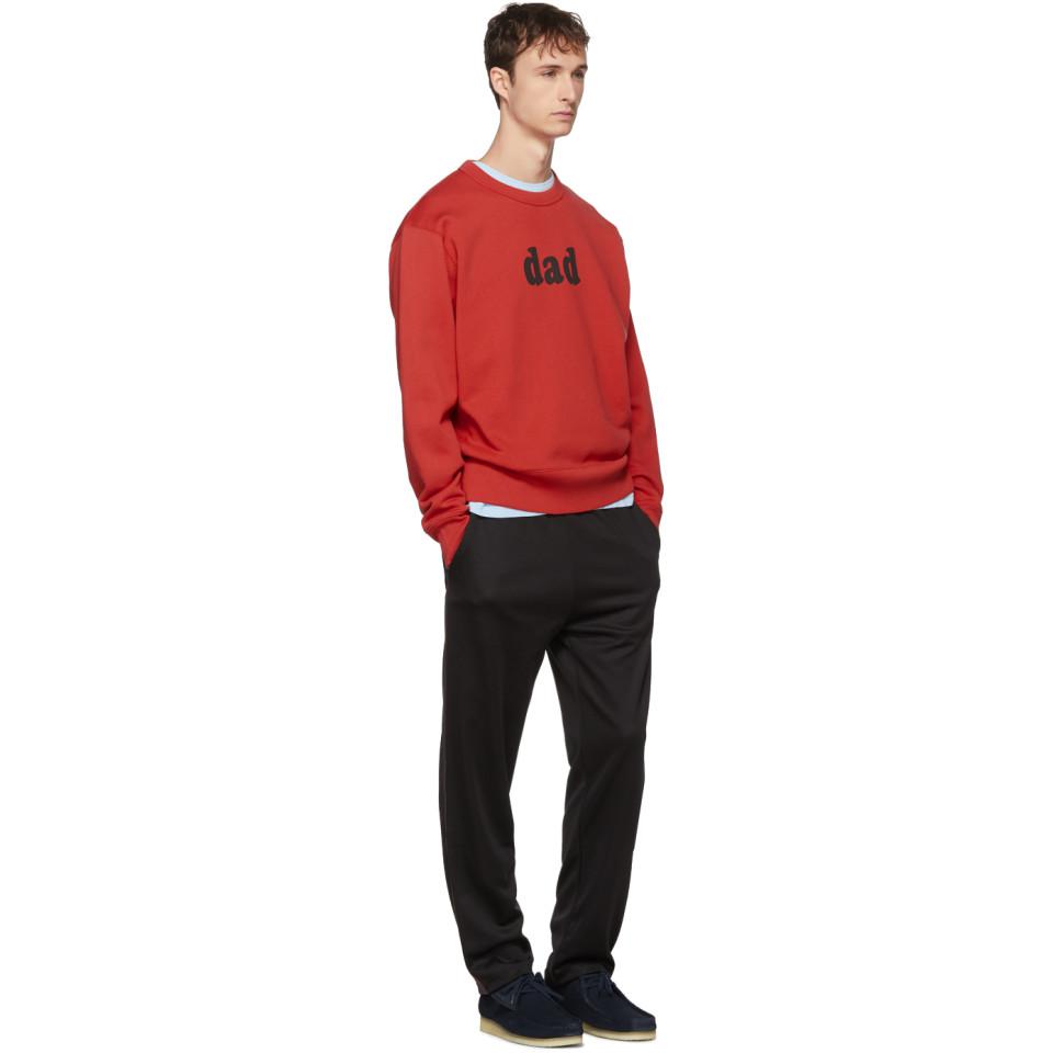Acne Studios Cotton Red Dad Sweatshirt for Men - Lyst