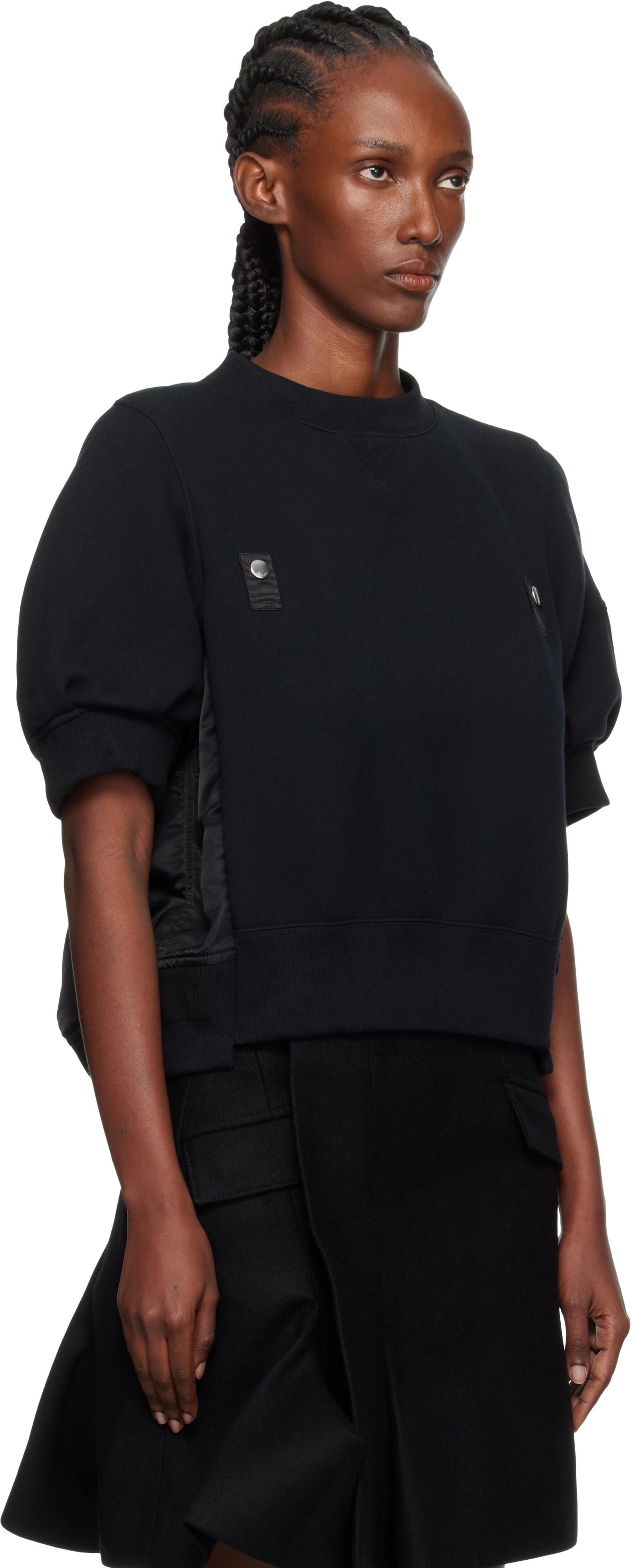【sacai】ブラック Grosgrain スコート sacai: ブラック Grosgrain スコート | SSENSE 日本
