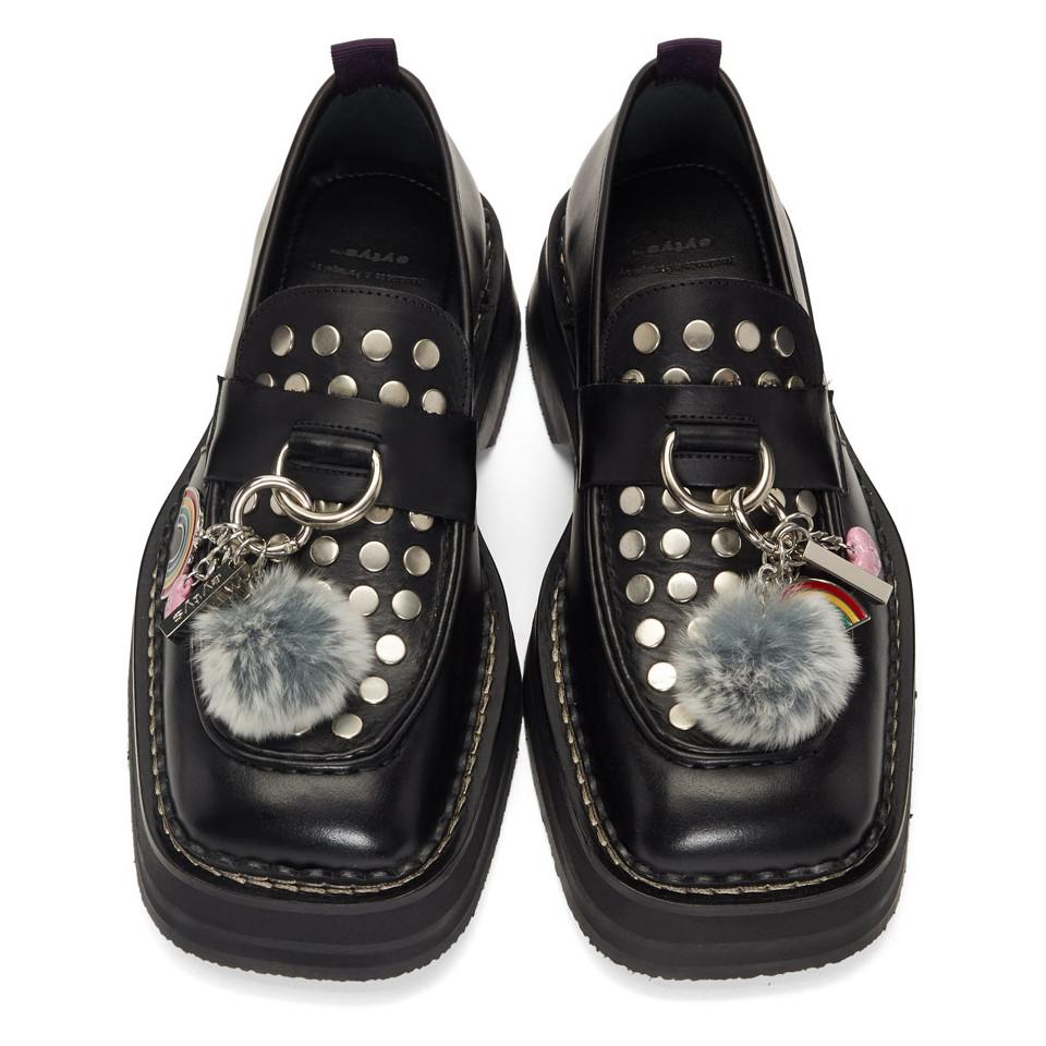 Eytys Leather Black Phoenix Loafers for Men - Lyst