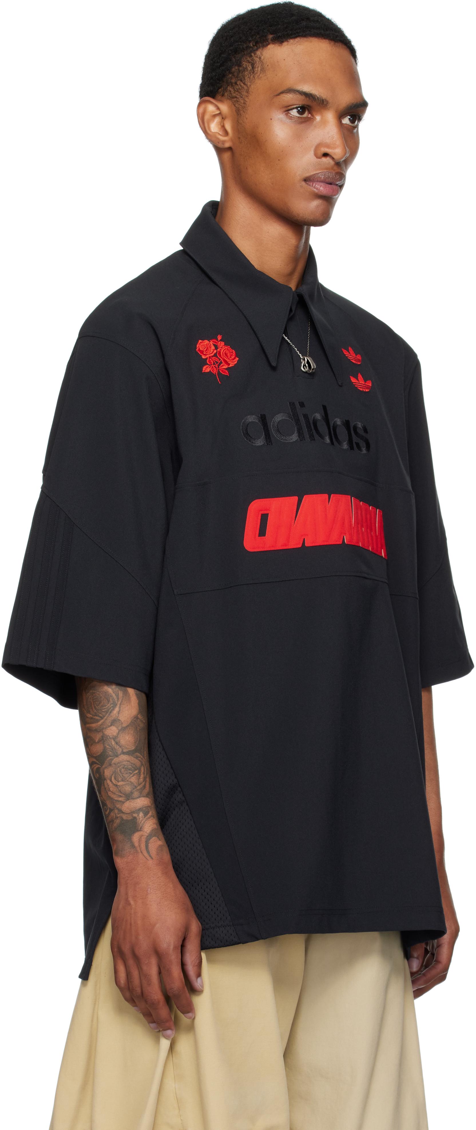 Willy Chavarria Adidas Originals Edition Shirt Polo in Black for 