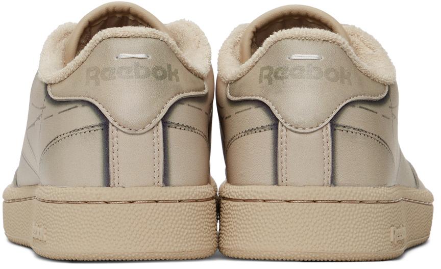 maison margiela tan reebok edition project 0 cc tl sneakers