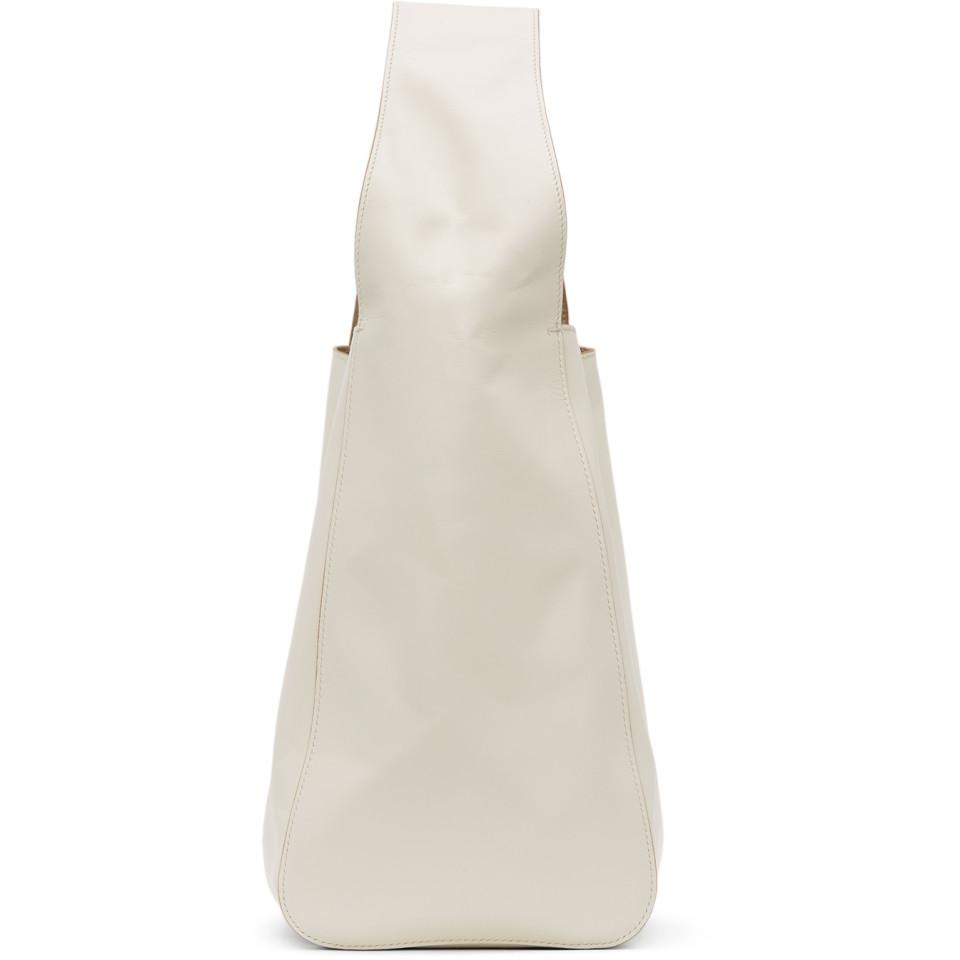 white slouch bag