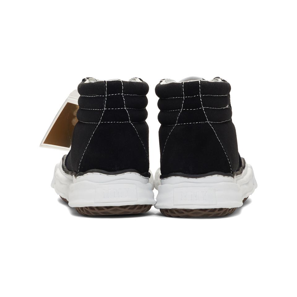 Miharayasuhiro Black Original Sole High-top Sneakers for Men | Lyst