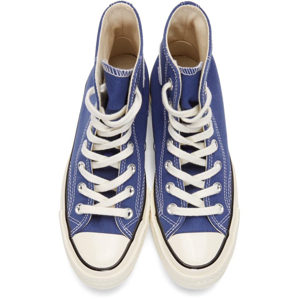 Converse Navy Chuck 70 High Top Sneakers in Blue Lyst