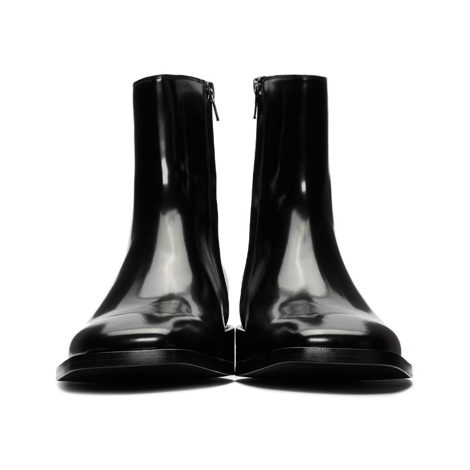 balenciaga boots black