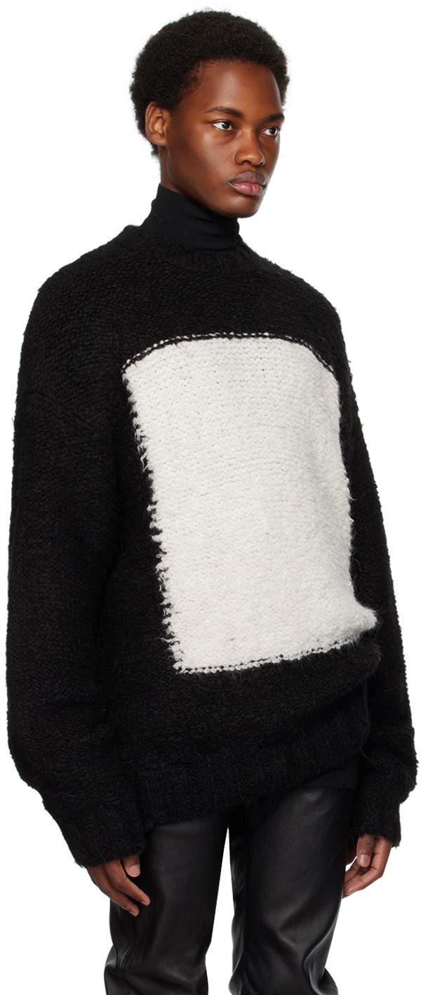 032c 032c Groundform Square Shag Sweater in Black for Men | Lyst