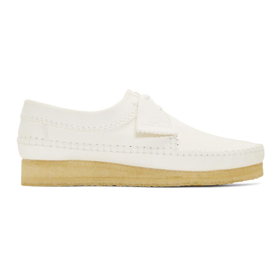 clarks weaver white