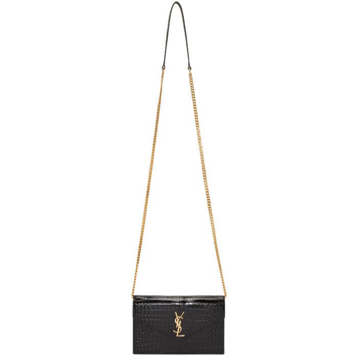 saint laurent envelope chain wallet