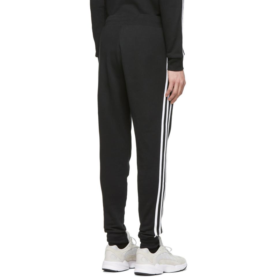 adidas pants 3 stripes black