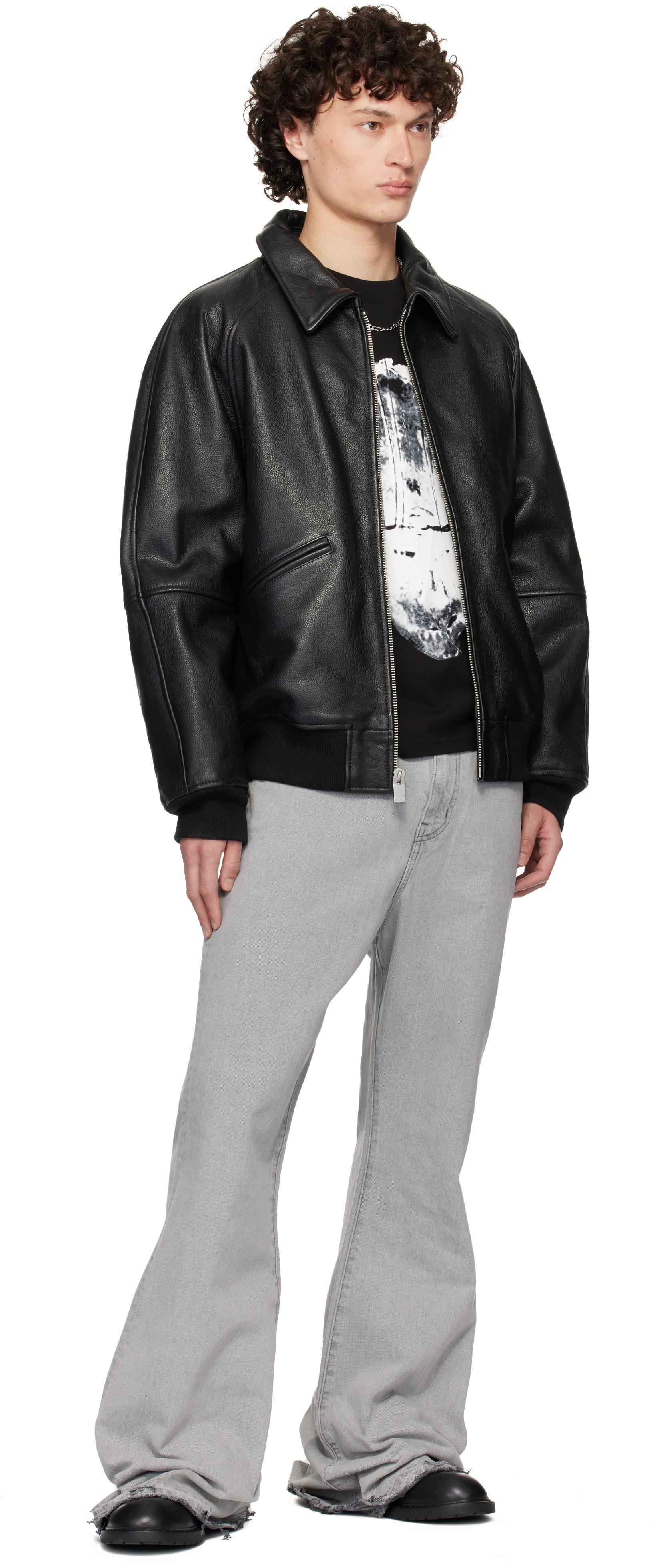 1017 ALYX 9SM Varsity Leather Jacket in Black for Men | Lyst