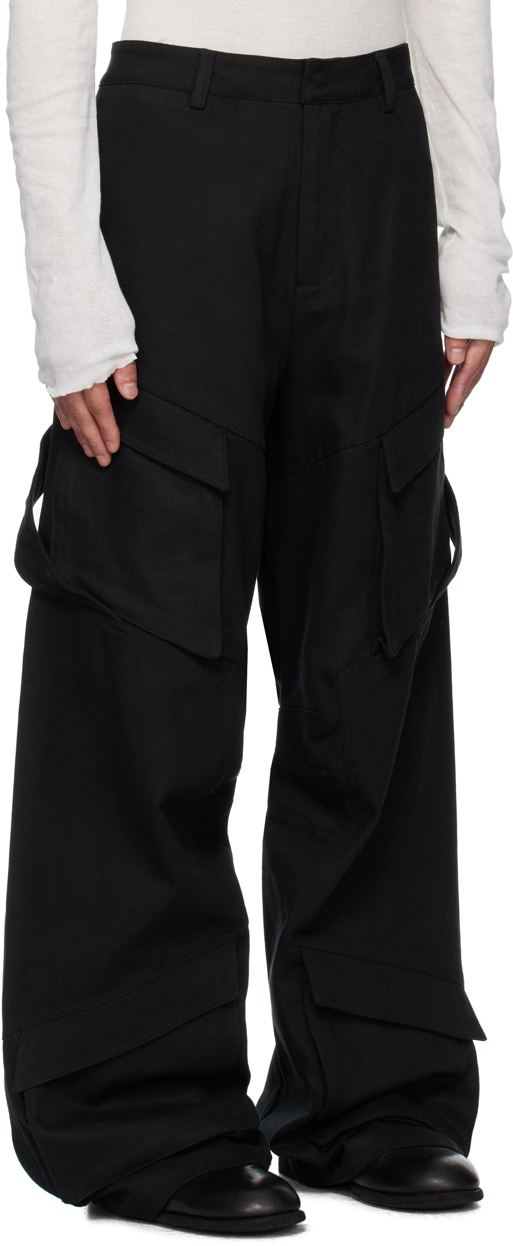 HELIOT EMIL ブラック Calyx カーゴパンツ 42 最終値下げ