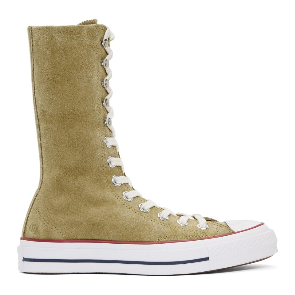 tan suede converse
