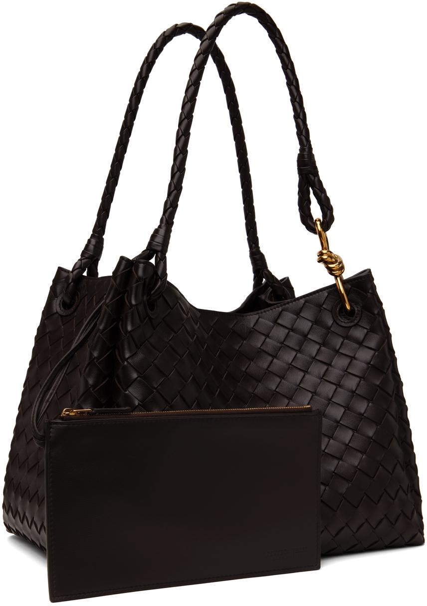 【関税&送料込】Bottega Veneta Black Parachute Bottega Veneta Small Parachute bag for Women - Black in UAE