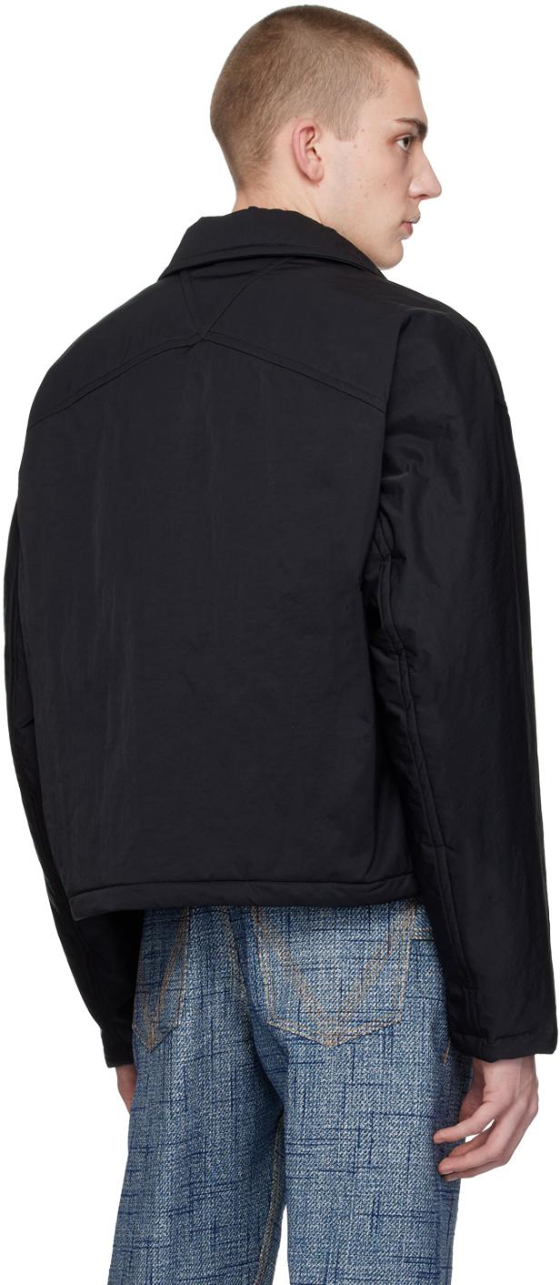 Bottega Veneta メンズ ブラック パデッド ジャケット ジャケット