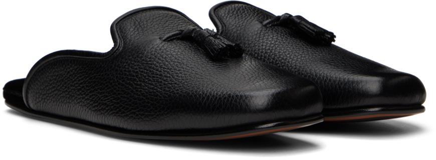 Tom Ford メンズ ブラック レザー ローファー スリッポンシューズ Tom Ford メンズ ブラック レザー ローファー スリッポンシューズ