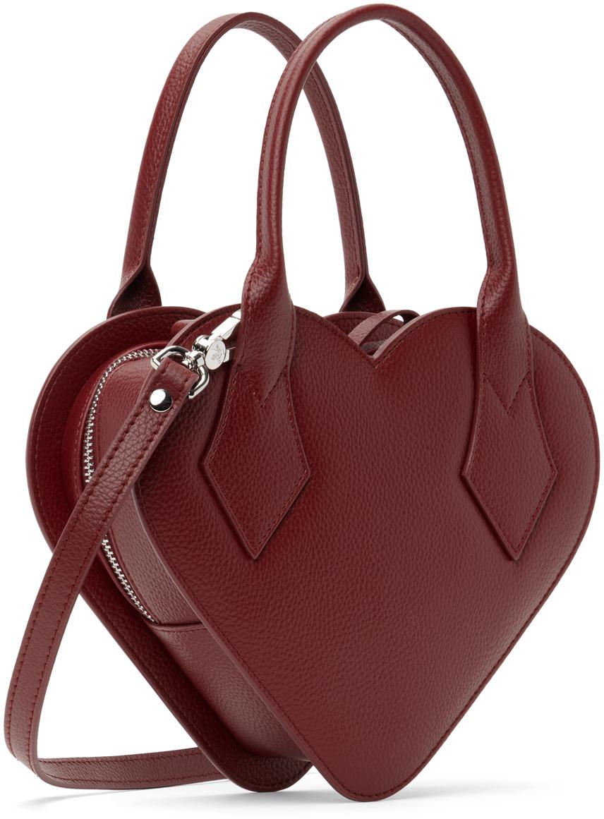 Vivienne Westwood/送料関税込み SAFFIANO HEART CROSS BAG Vivienne Westwood Heart Cross Body Bag | Black | FARFETCH