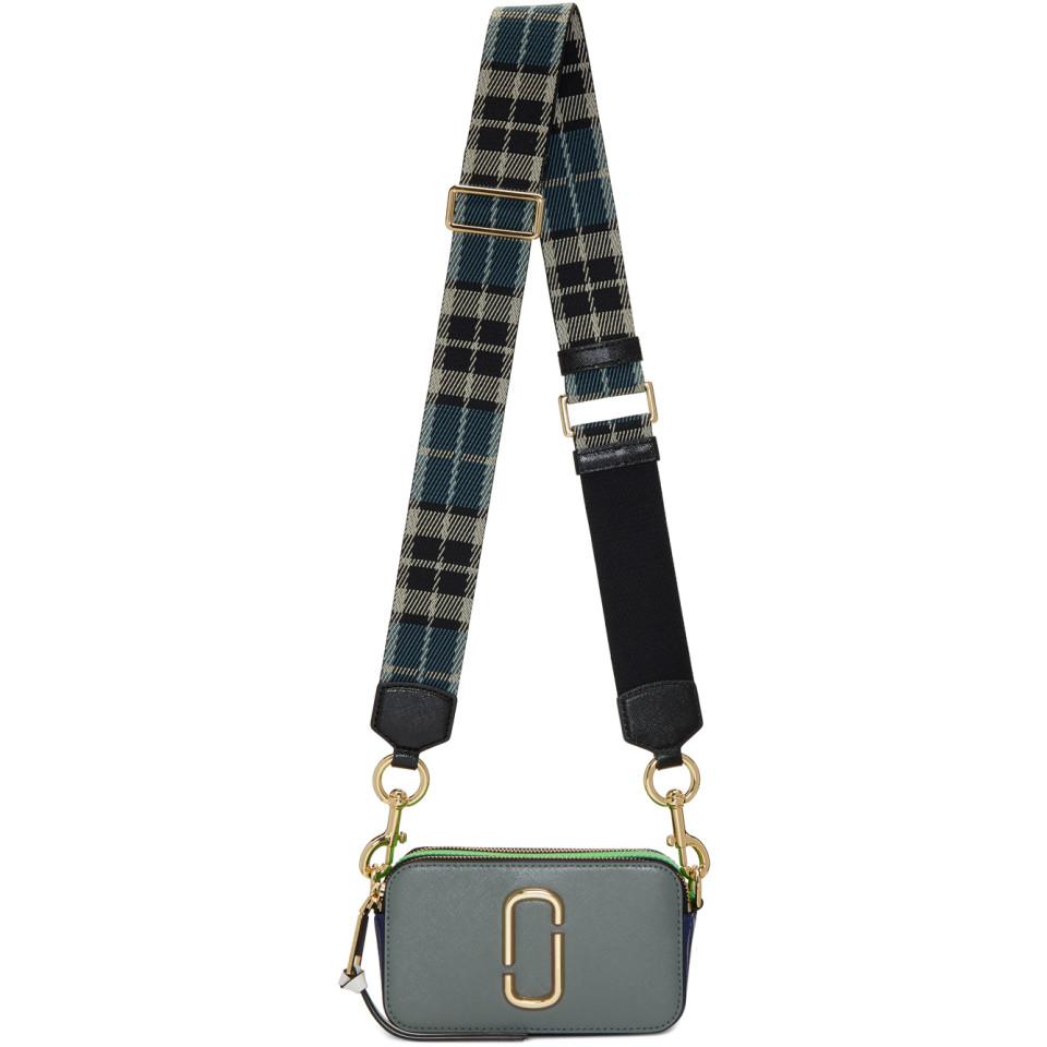 Marc Jacobs The Snapshot In French Gray Multi/gold