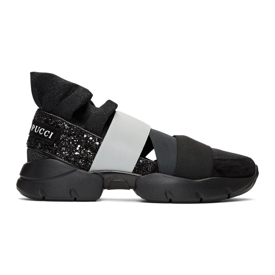 Emilio Pucci City Up Slip-on Sneakers in Black | Lyst