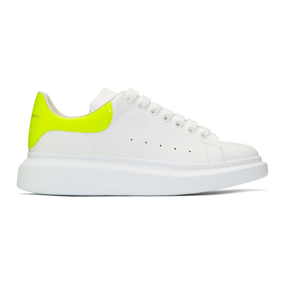 Baskets surdimensionnes blanches et jaunes Alexander McQueen pour homme en  coloris Blanc | Lyst