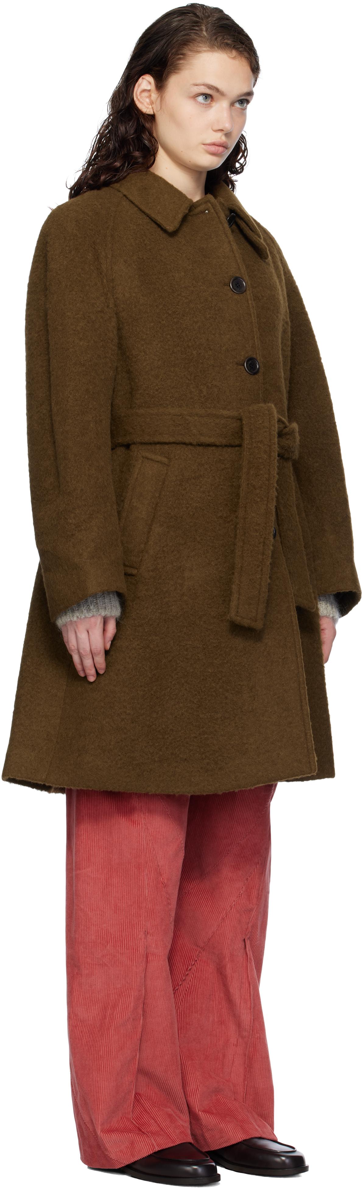 【AMOMENTO】24fw ALPACA RAGLAN COAT Black Alpaca Raglan Coat by AMOMENTO on Sale