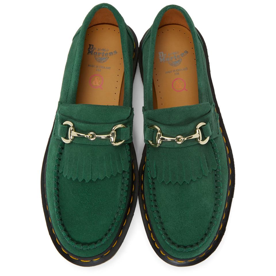 Dr. Martens X United Arrows Snaffle Kiltie Loafer in Green for Men | Lyst