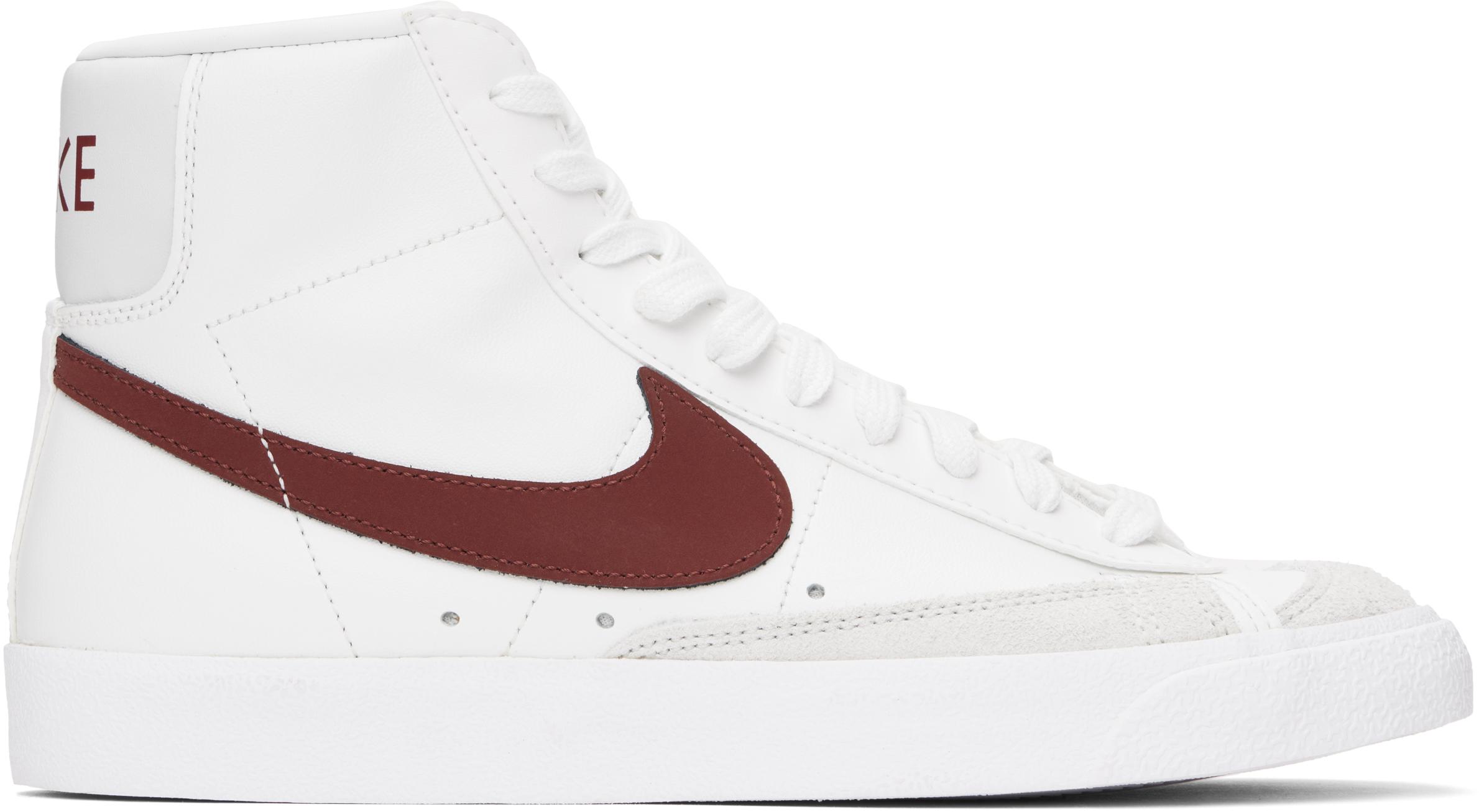Nike Burgundy Blazer Mid 77 Vintage Sneakers in Black for Men Lyst Canada