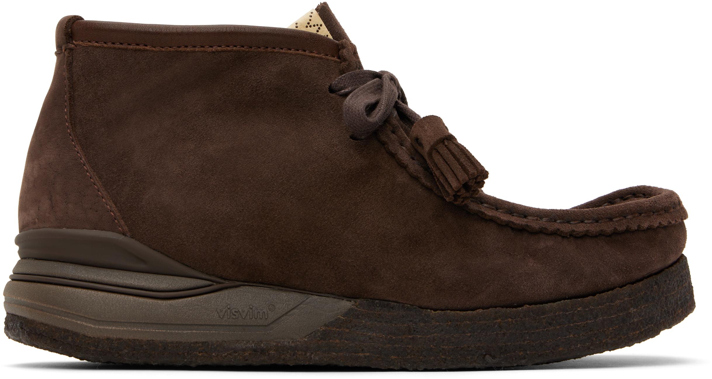 Visvim メンズ ブラック ブラウン Beuys Trekker-folk ブーツ ブーツ