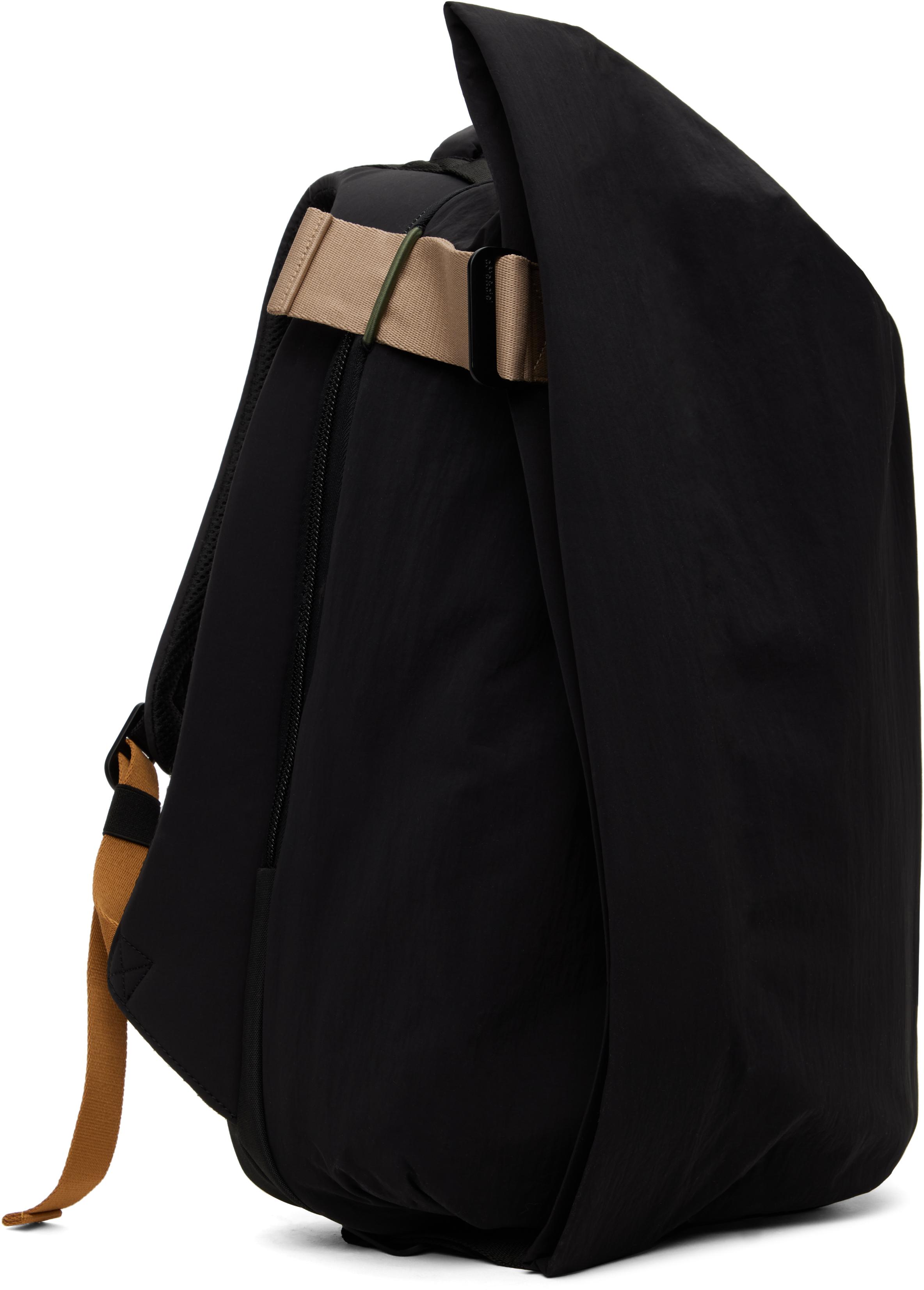 Côte&Ciel Isar M Smooth Colour Accent Backpack in Black for Men