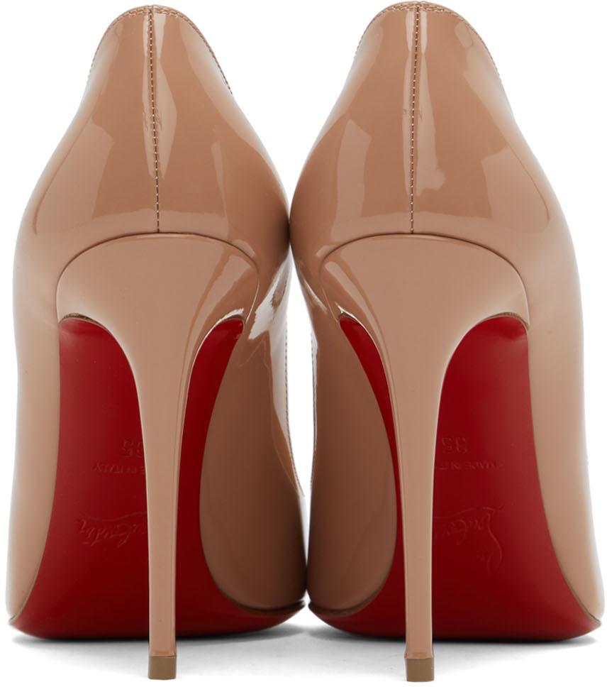 Christian Louboutin レディース ブラック ベージュ Pigalle Follies 