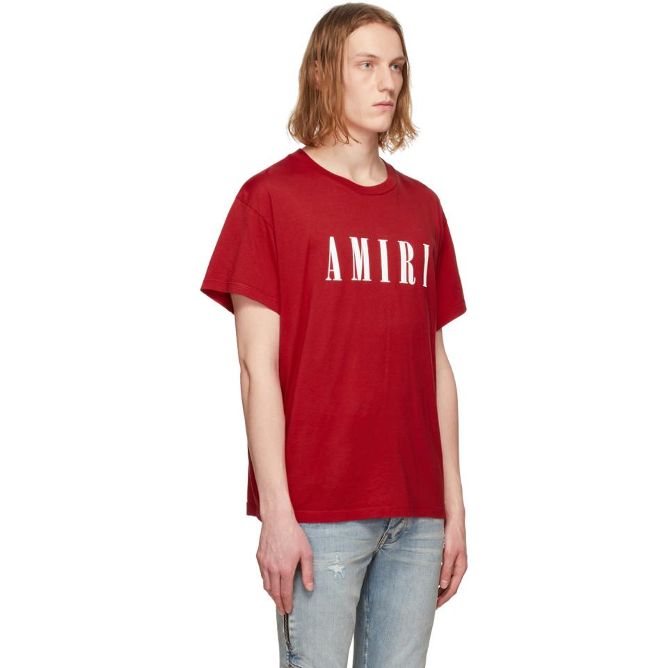 amiri red shirt