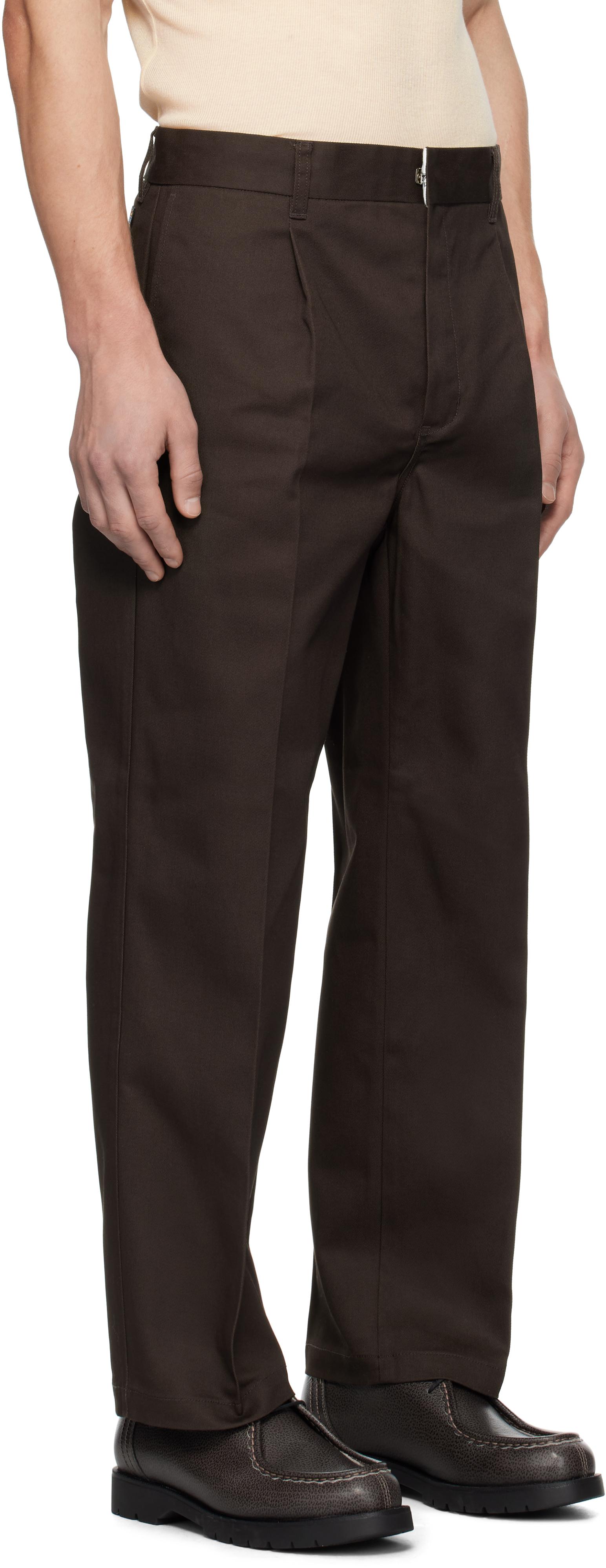 Wacko Maria Dickies Edition Pleated Trousers in Black for