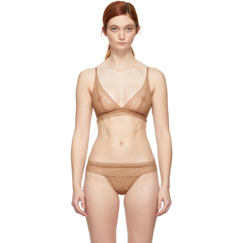 tan bralette