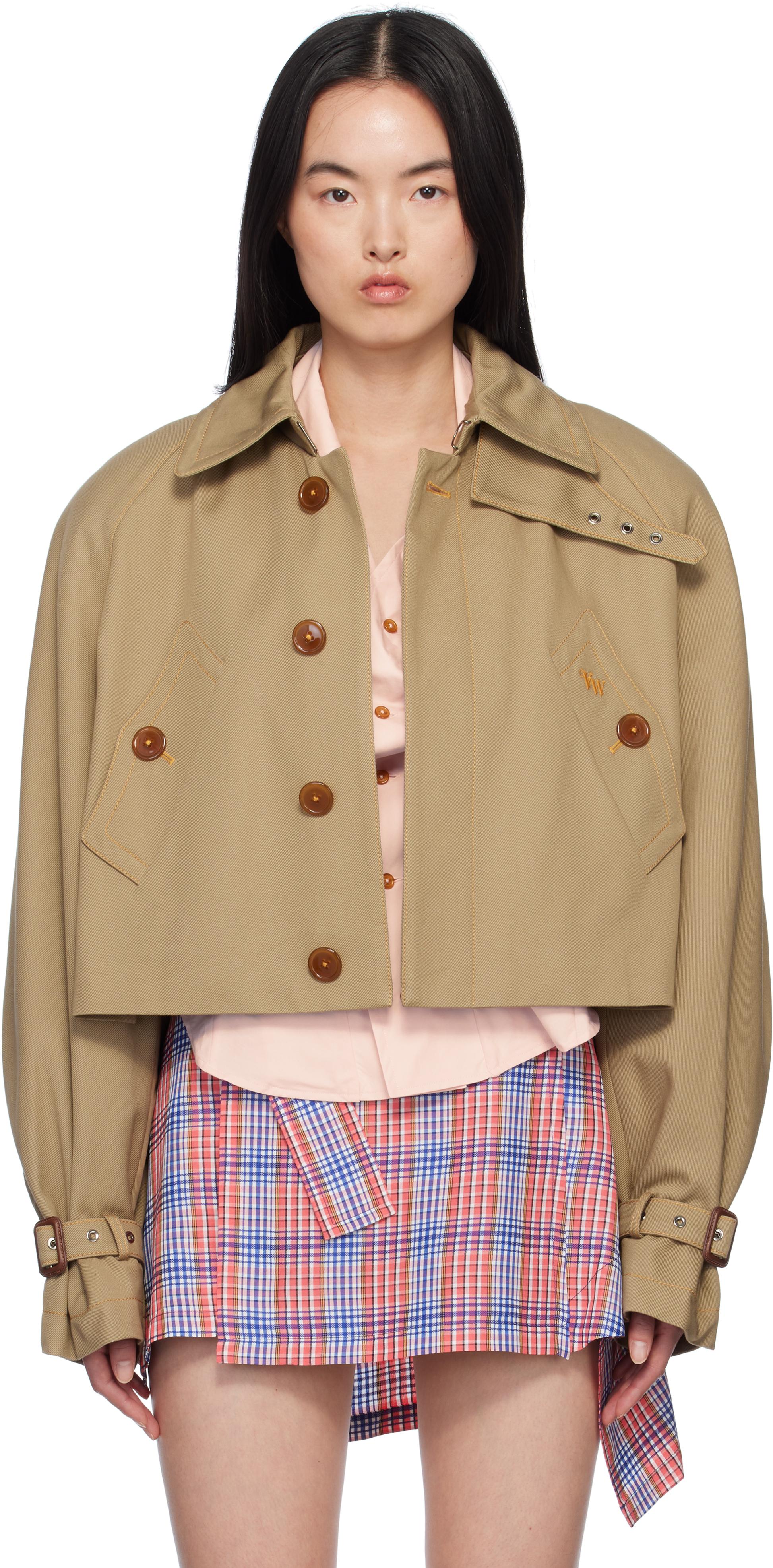 Vivienne Westwood Cut Off Graziano Trench Coat | Lyst