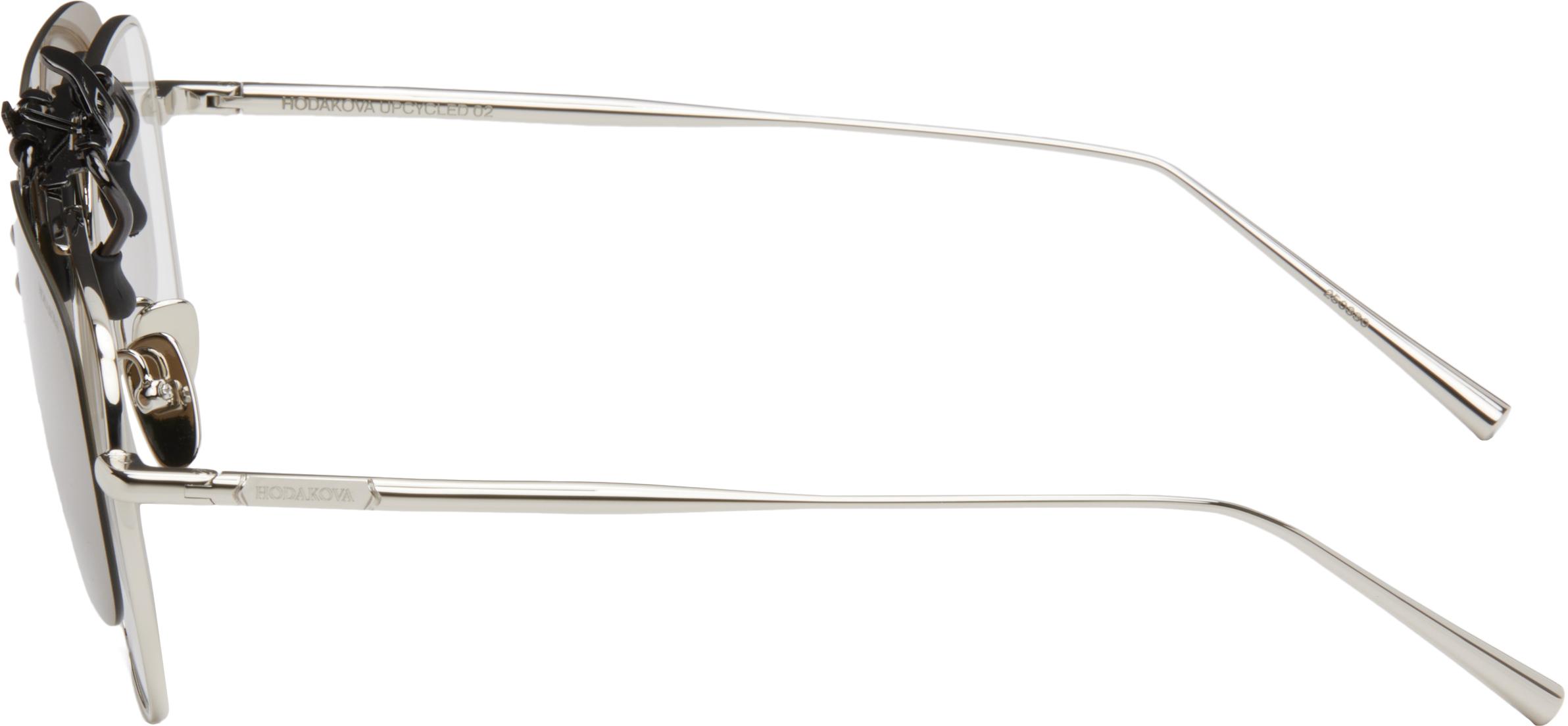 メンズ HODAKOVA Chimiエディション Upcycled 02 サングラス ブラック