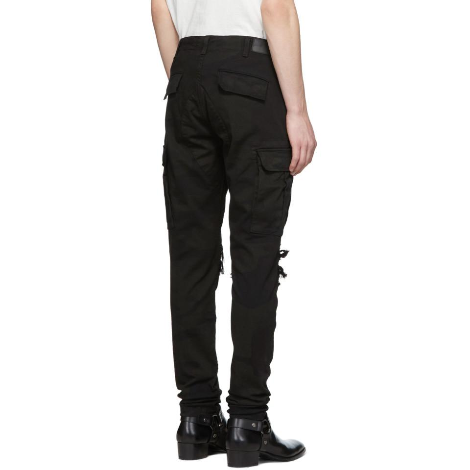 amiri camo cargo pants