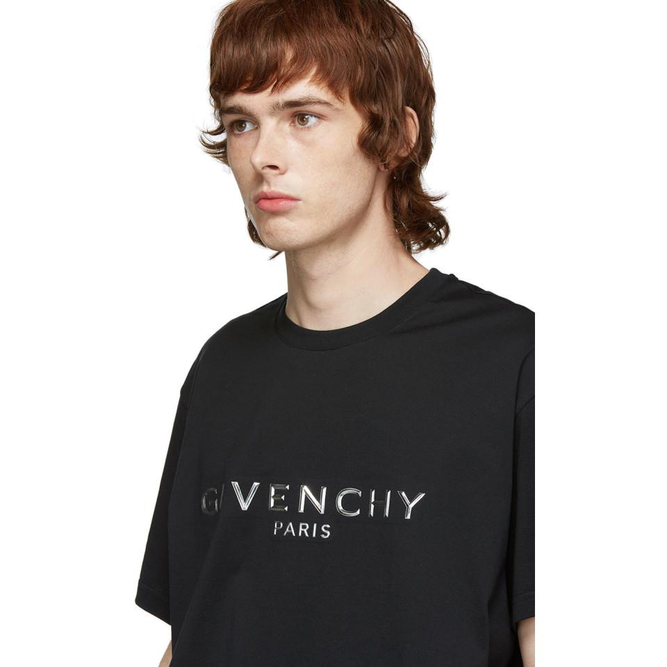 givenchy paris t shirt black