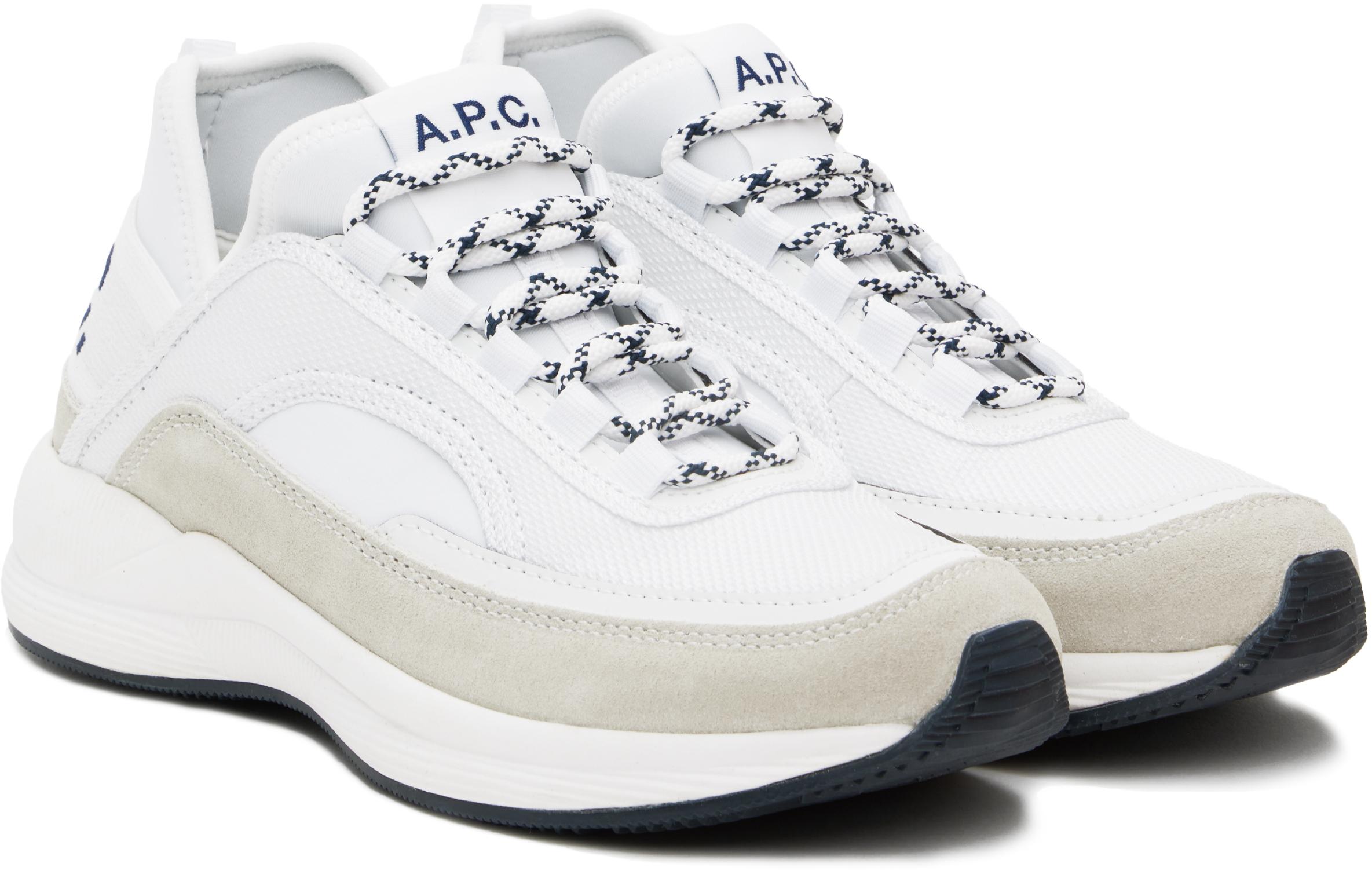 A.P.C. レディース ブラック ホワイト Run Around スニーカー スニーカー 