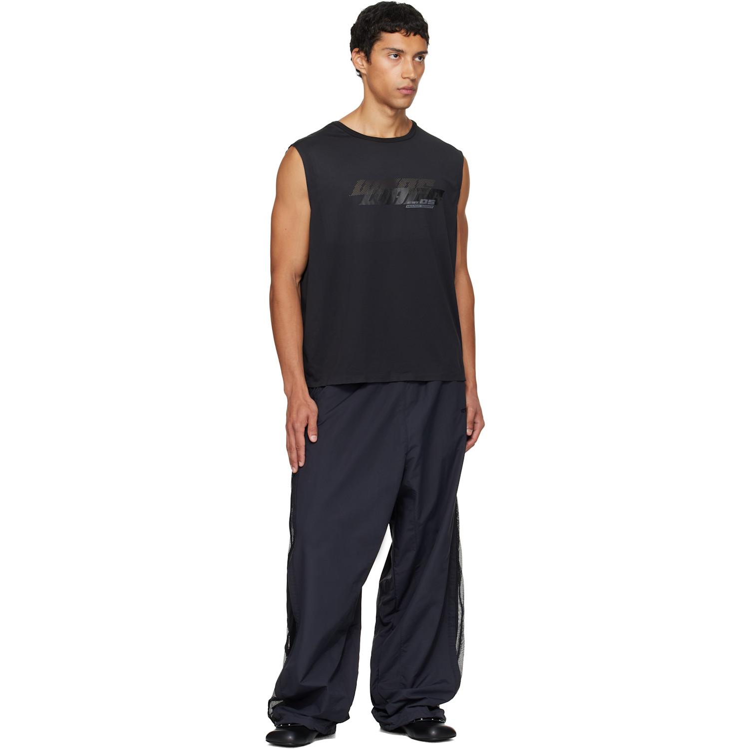 Alexander Wang Graphic Logo Muscle Tank Top in Black for Men | Lyst UK