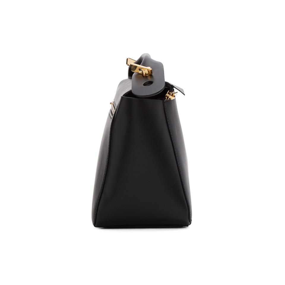 Clutch bag Sophie Hulme Black in Metal - 10212375