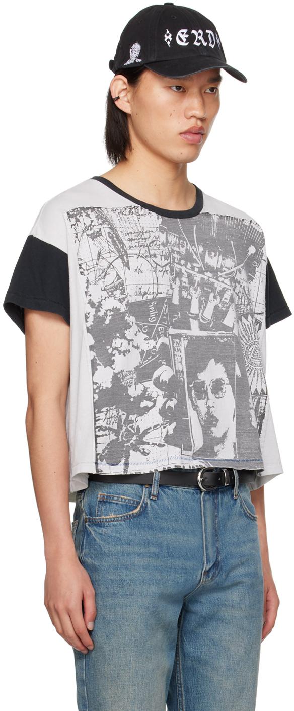 Buy Enfants Riches Déprimés Poppy Kid T-Shirt 'Black/White