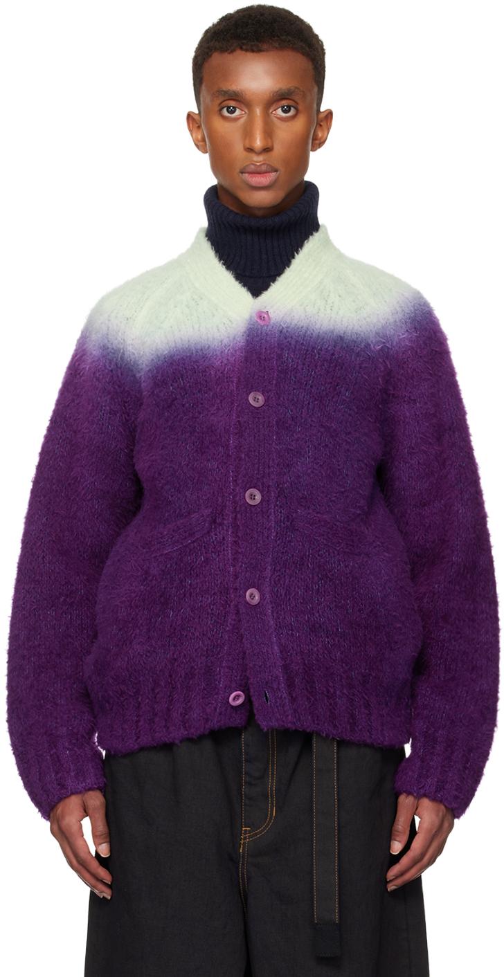 sacai 22AW グラデーションカーディガン sacai 22AW グラデーションカーディガン - メルカリ