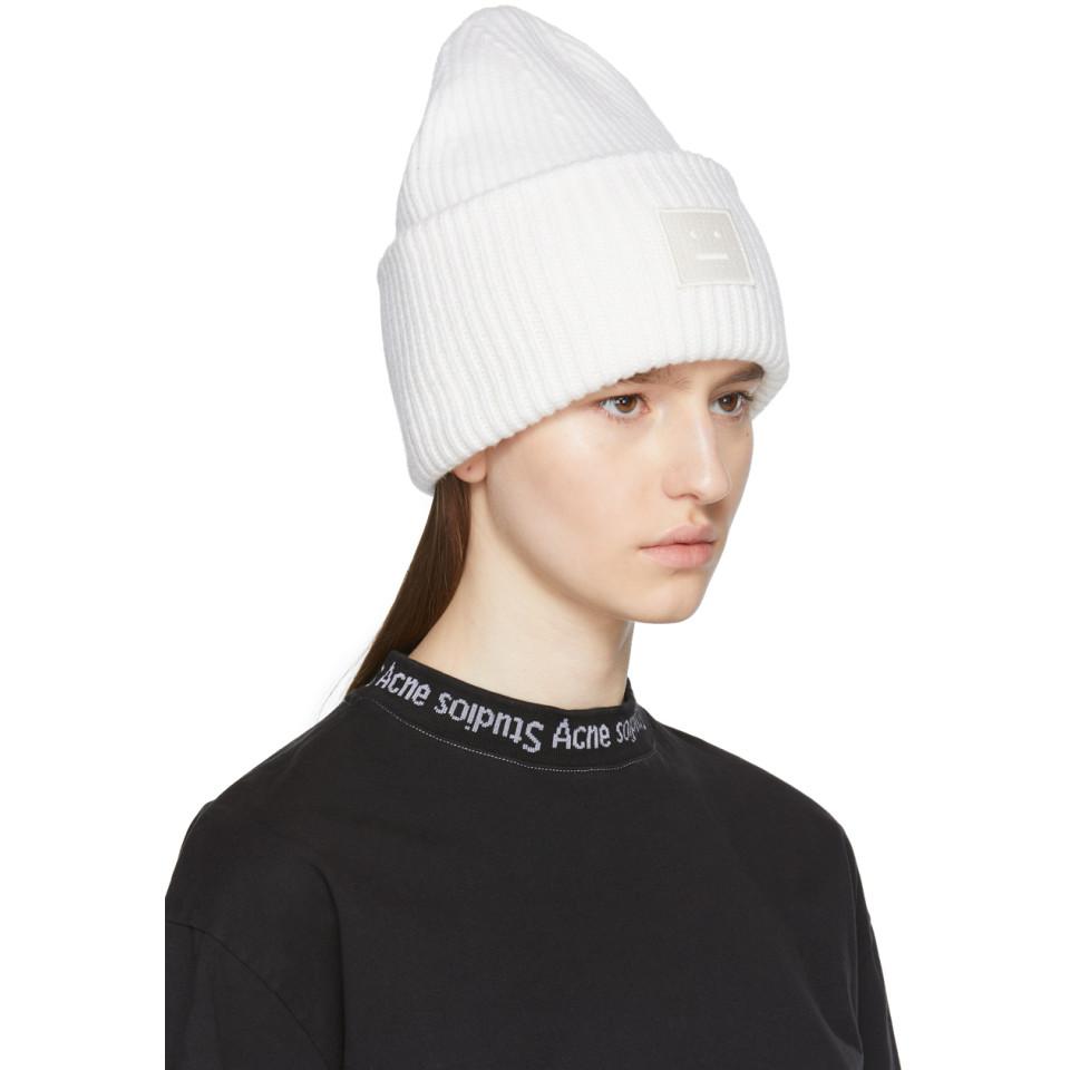 Acne Studios Wool White Pansy S Face 