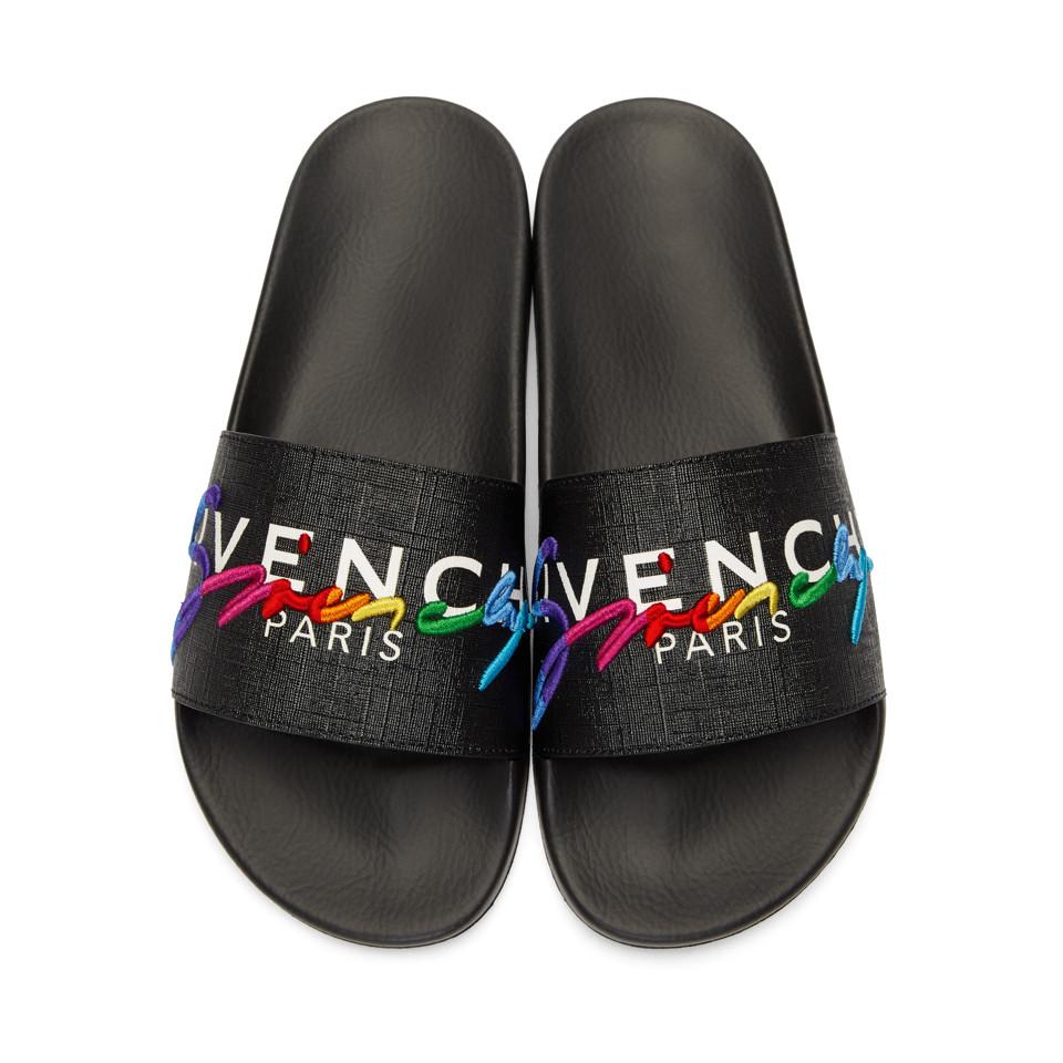 Givenchy Rubber Black And Multicolor 