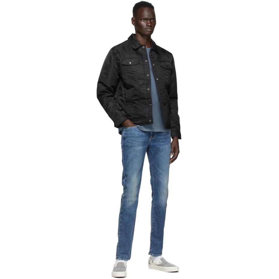 nylon trucker jacket