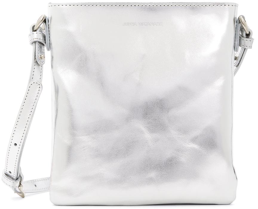 Junya Watanabe Silver Leather Shoulder Bag in Metallic | Lyst