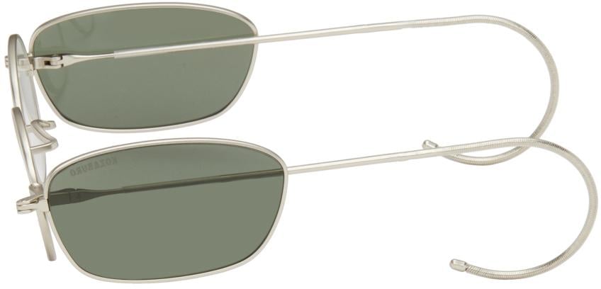 メンズ KOZABURO シルバー Blinker サングラス グリーン | Lyst