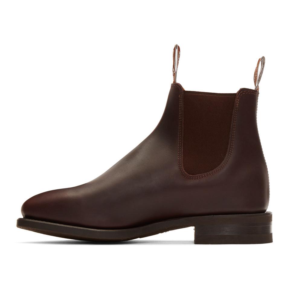 rm williams burgundy boots