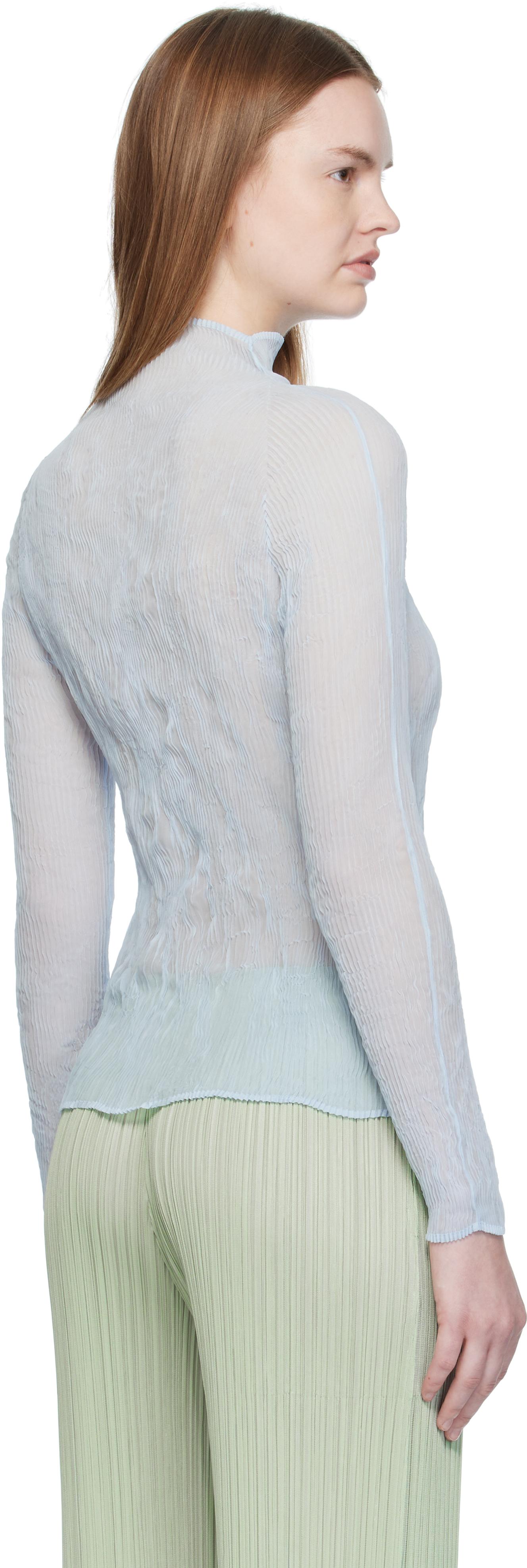 Issey Miyake Chiffon Twist 3 Top | Lyst